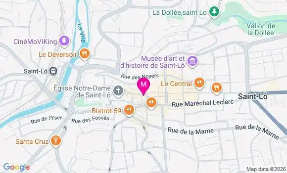 Localisation Mtre Vergne Nathalie