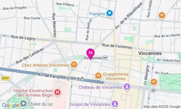Localisation Mtre Alope Maud