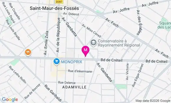 Localisation Mtre Duarte Manon
