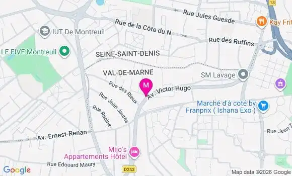 Localisation Mtre Godard Frédéric