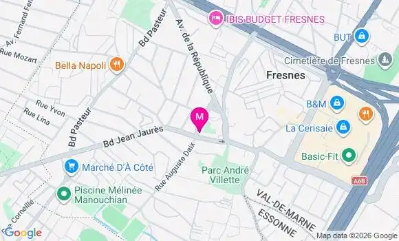 Localisation Mtre Kahan Francis