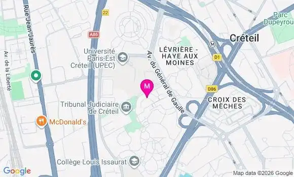 Localisation Mtre Laouini Rajnish