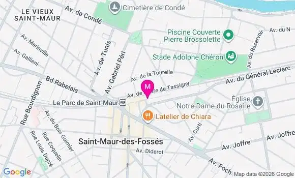 Localisation Mtre N