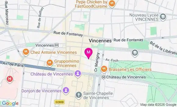 Localisation Mtre Regnier Alexandre