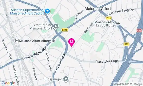 Localisation Mtre Terroni Delphine