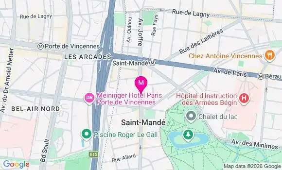 Localisation Mtre Vacrate Sabine