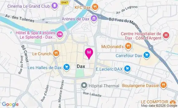Localisation Mtre Ducat Maxime