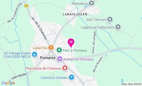 Localisation Mtre Lambert Pierre Vincent