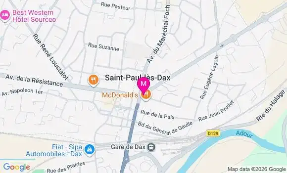 Localisation Mtre Tastet Laurene