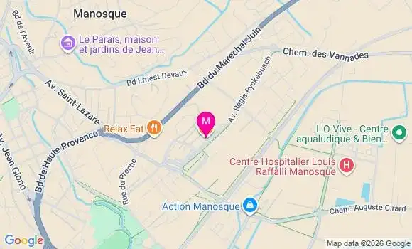 Localisation Mtre Boissin Marie