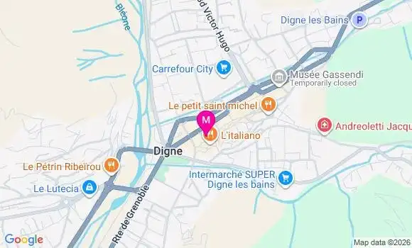 Localisation Mtre Chiarella Anne