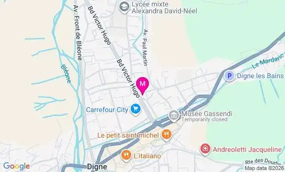 Localisation Mtre Olives Emilie