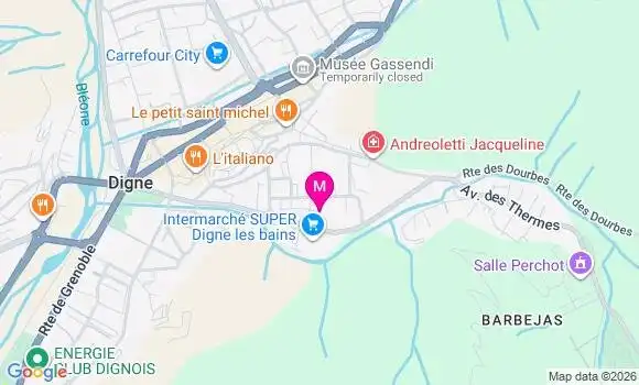 Localisation Mtre Para Clémentine