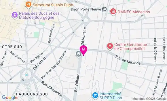 Localisation Mtre Audard Morgane