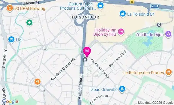 Localisation Mtre Chambris Manon