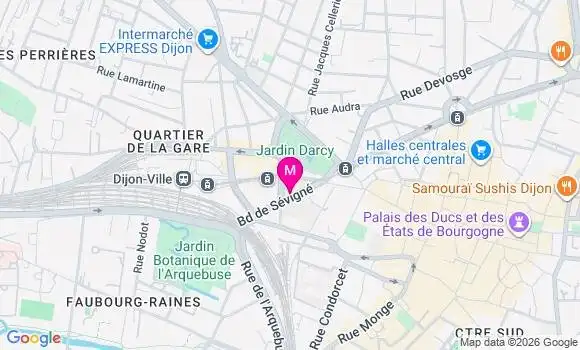 Localisation Mtre Comte Nathalie