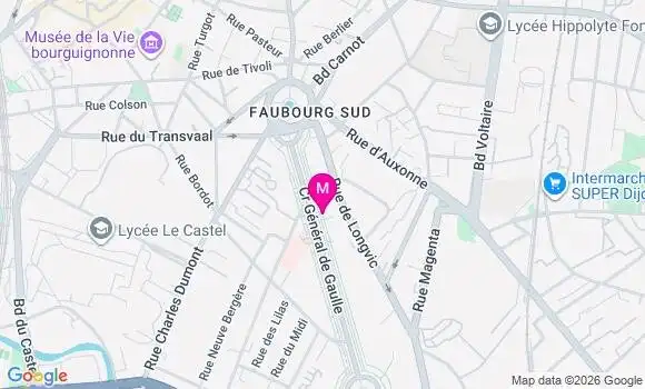 Localisation Mtre Dufresnes Audrey