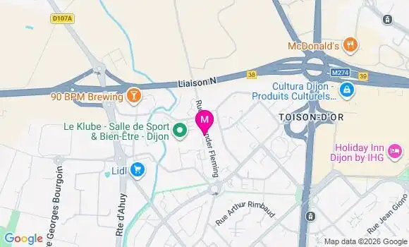 Localisation Mtre Hu Lucie