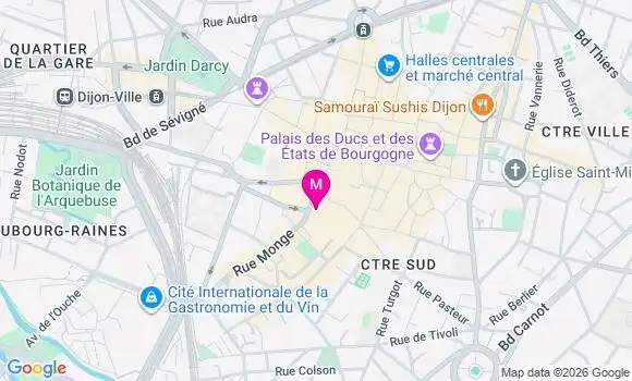 Localisation Mtre Pujol Virginie
