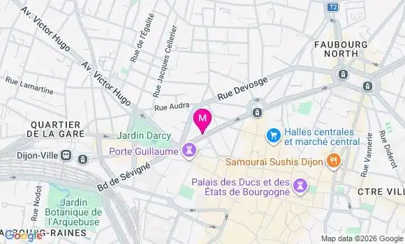 Localisation Mtre Rousseau Hortense