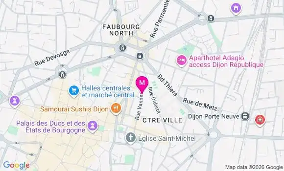 Localisation Mtre Thabard Anne Sophie