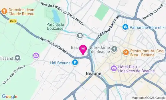Localisation Mtre Vegas Caroline