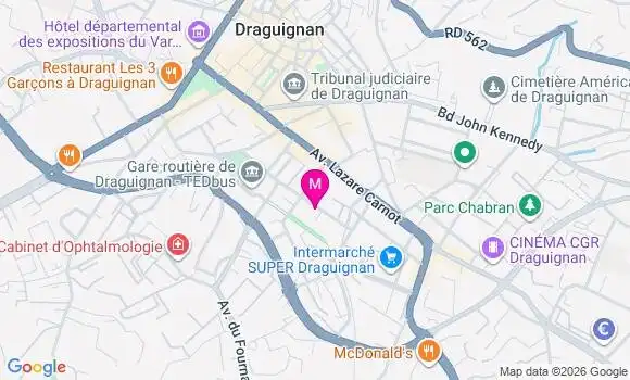 Localisation Mtre Ernest Yoan