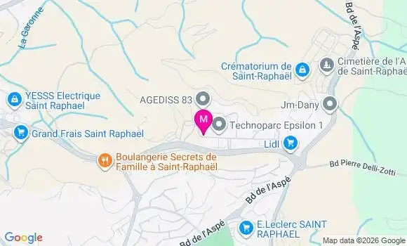 Localisation Mtre Jeanne Géraldine