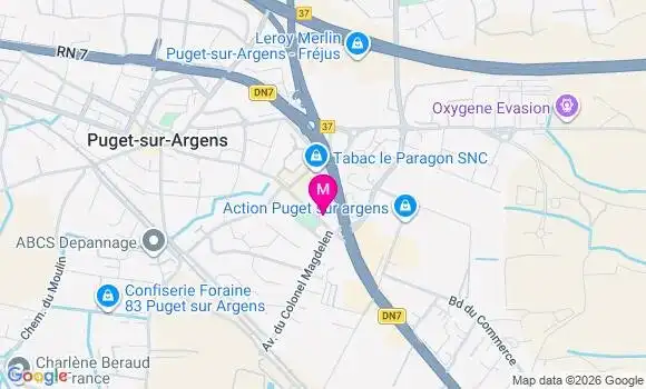 Localisation Mtre Nouri Carla