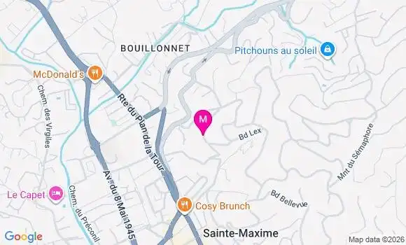 Localisation Mtre Peyer Rossi Marion