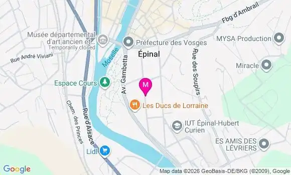 Localisation Mtre Choffé Elisa
