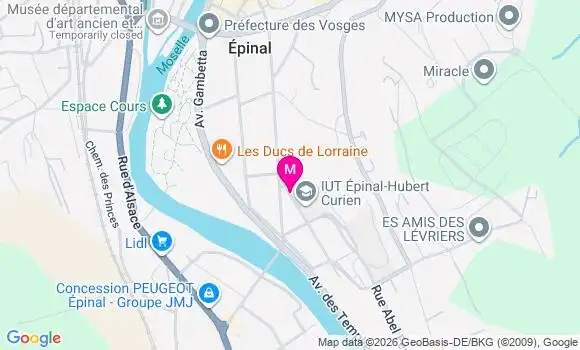 Localisation Mtre Corte Laura