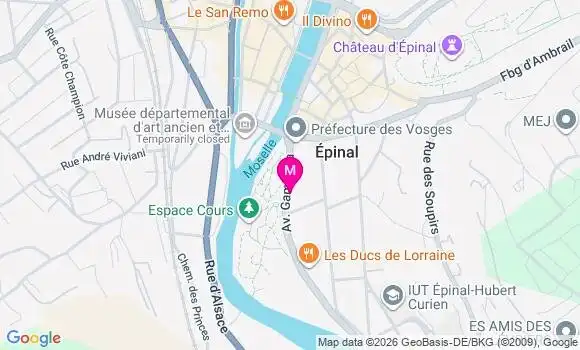Localisation Mtre Magne Fosso Viviane