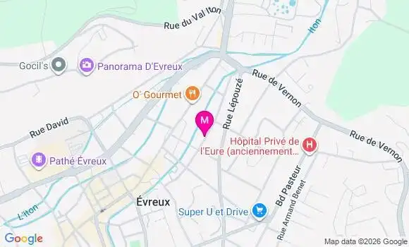 Localisation Mtre Lefevre Antoine