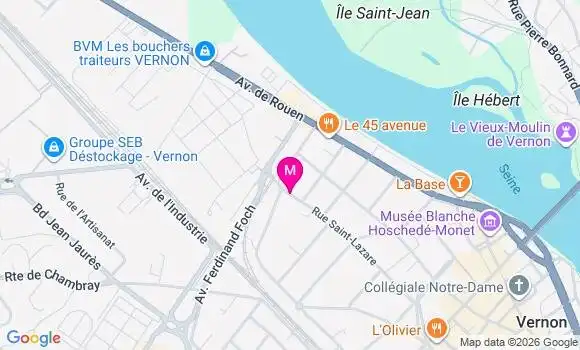 Localisation Mtre Vincent Xavier