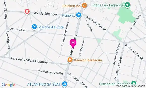 Localisation Mtre Visconti Charlène