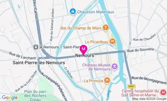 Localisation Mtre Moncel Lilas