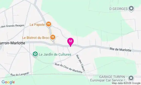 Localisation Mtre Thouvenin Corinne