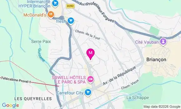 Localisation Mtre Audeoud Nathalie