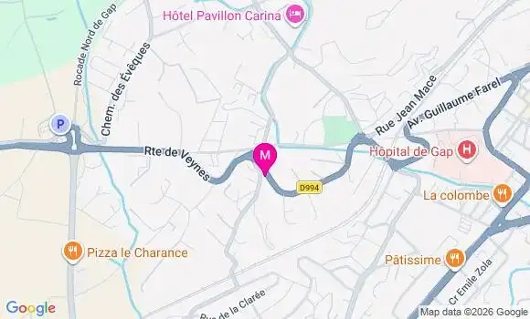 Localisation Mtre Botrel Priscillia