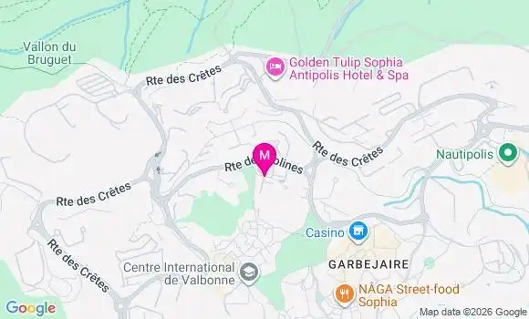 Localisation Mtre Bruna Hugo