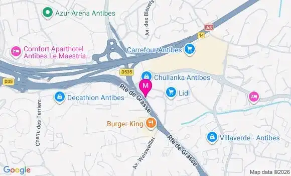 Localisation Mtre Caria Laura