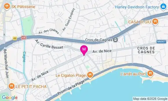 Localisation Mtre Delas Audrey
