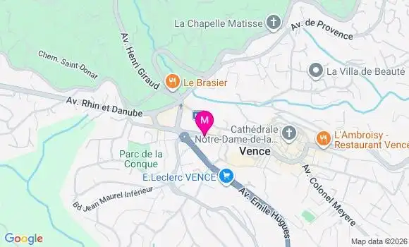 Localisation Mtre Fabre Caroline