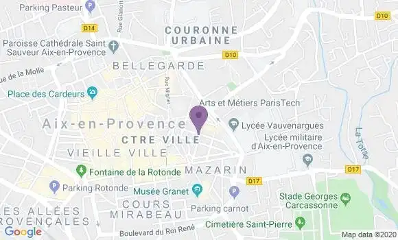 Localisation Mtre D