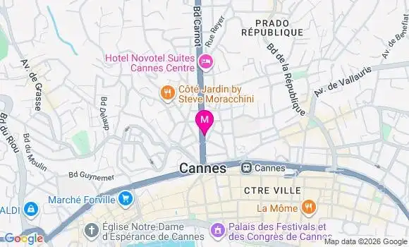 Localisation Mtre Montresor Lionel