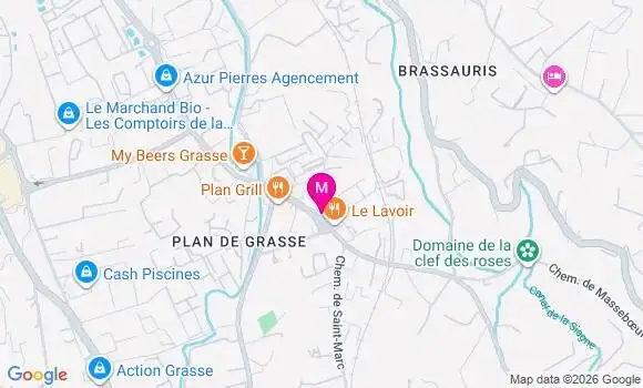 Localisation Mtre Serradj Stein