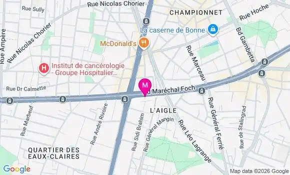 Localisation Mtre Billet Marie Xavière