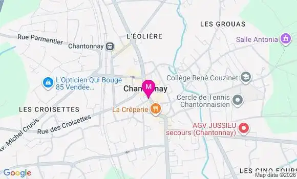 Localisation Mtre Cantin Cyndie