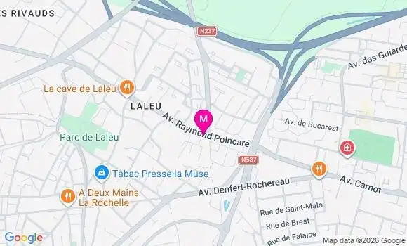 Localisation Mtre Delaunay Jérémy